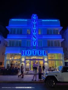 Colony Hotel in Miami Beach